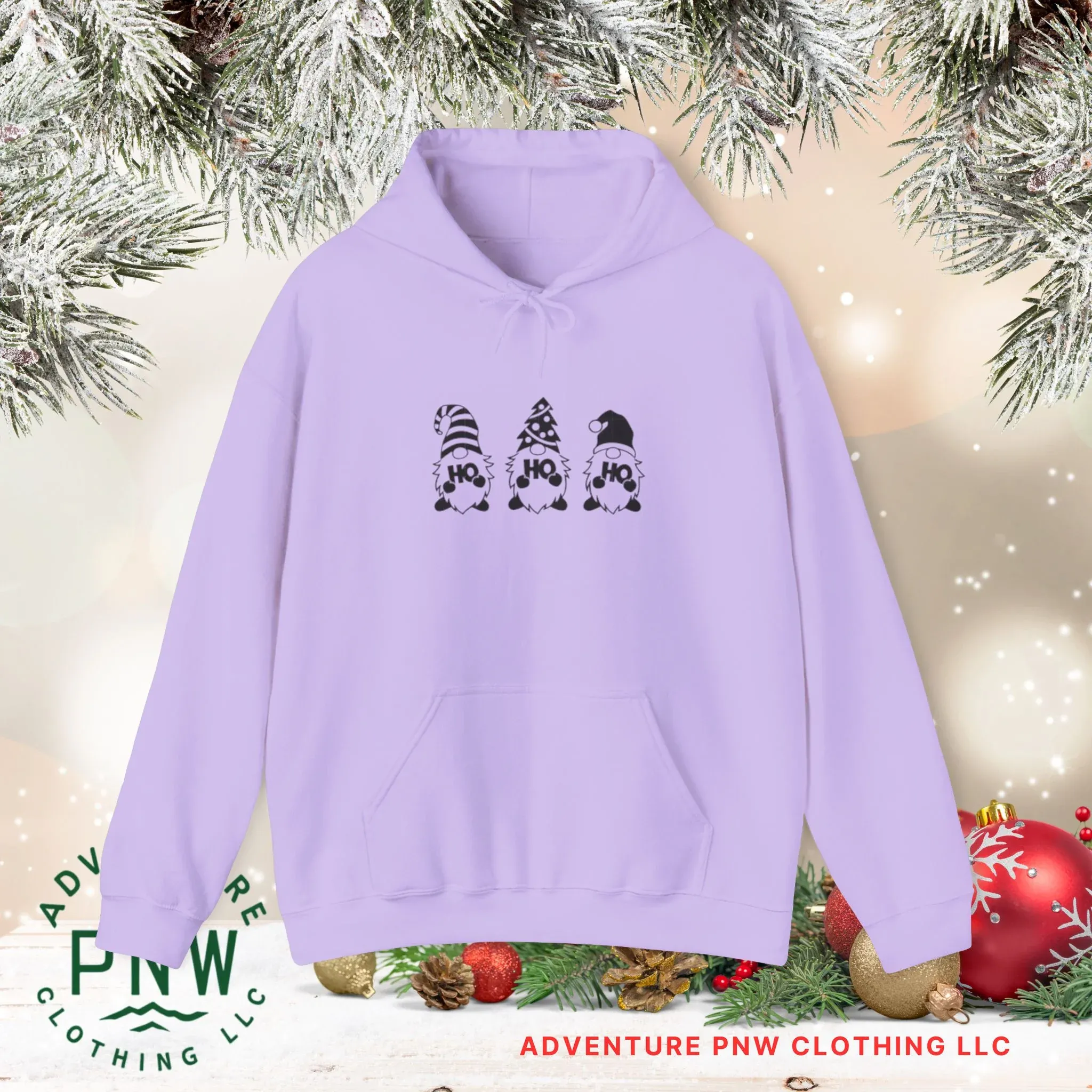 Ho Ho Ho Hoodie, Christmas Hoodie, Holiday Hoodie, Santa Hoodie, Christmas Gift, Christmas Hoodie, Santa Gift Hoodie, Christmas Hooded Top - Image 6