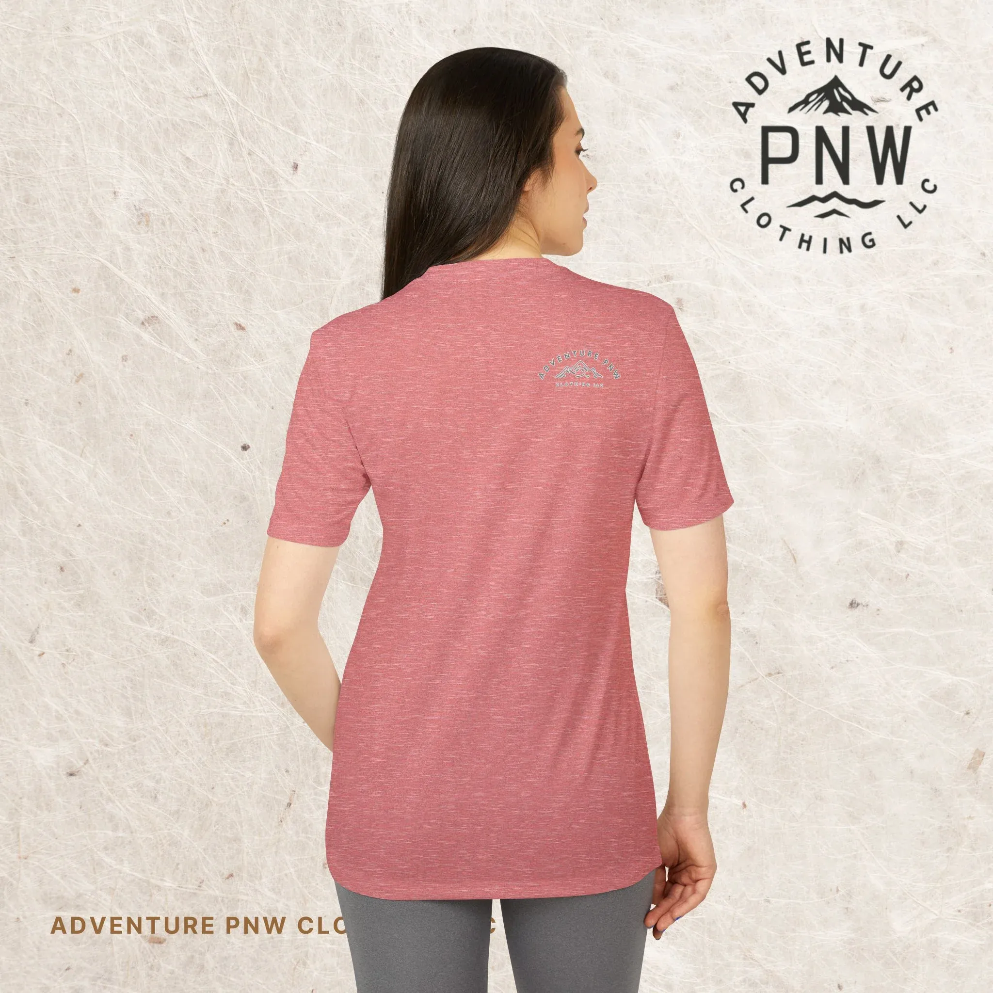 Adidas® Eco-Friendly Adventure PNW Mountain Camping Unisex T-Shirt | Sustainable & Stylish - Image 6