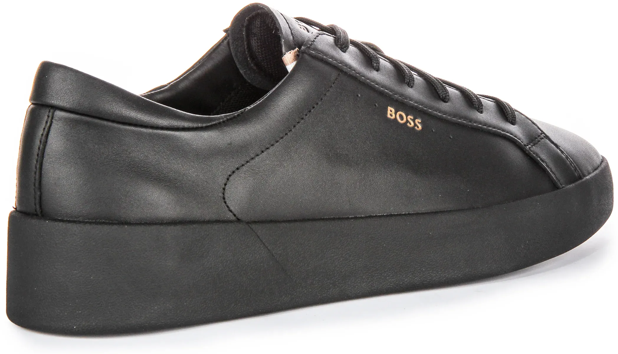 Boss Belwar Tennis Leather In Black For Men - Image 3