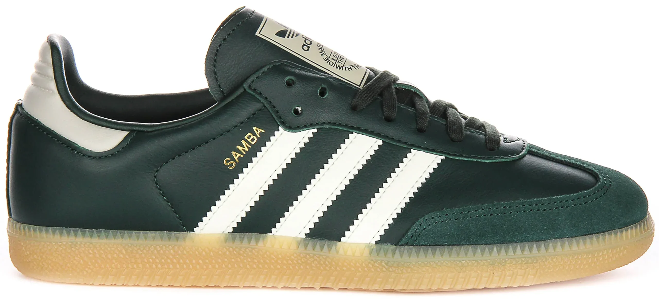 Adidas Samba OG J In Dark Green For Youth - Image 2