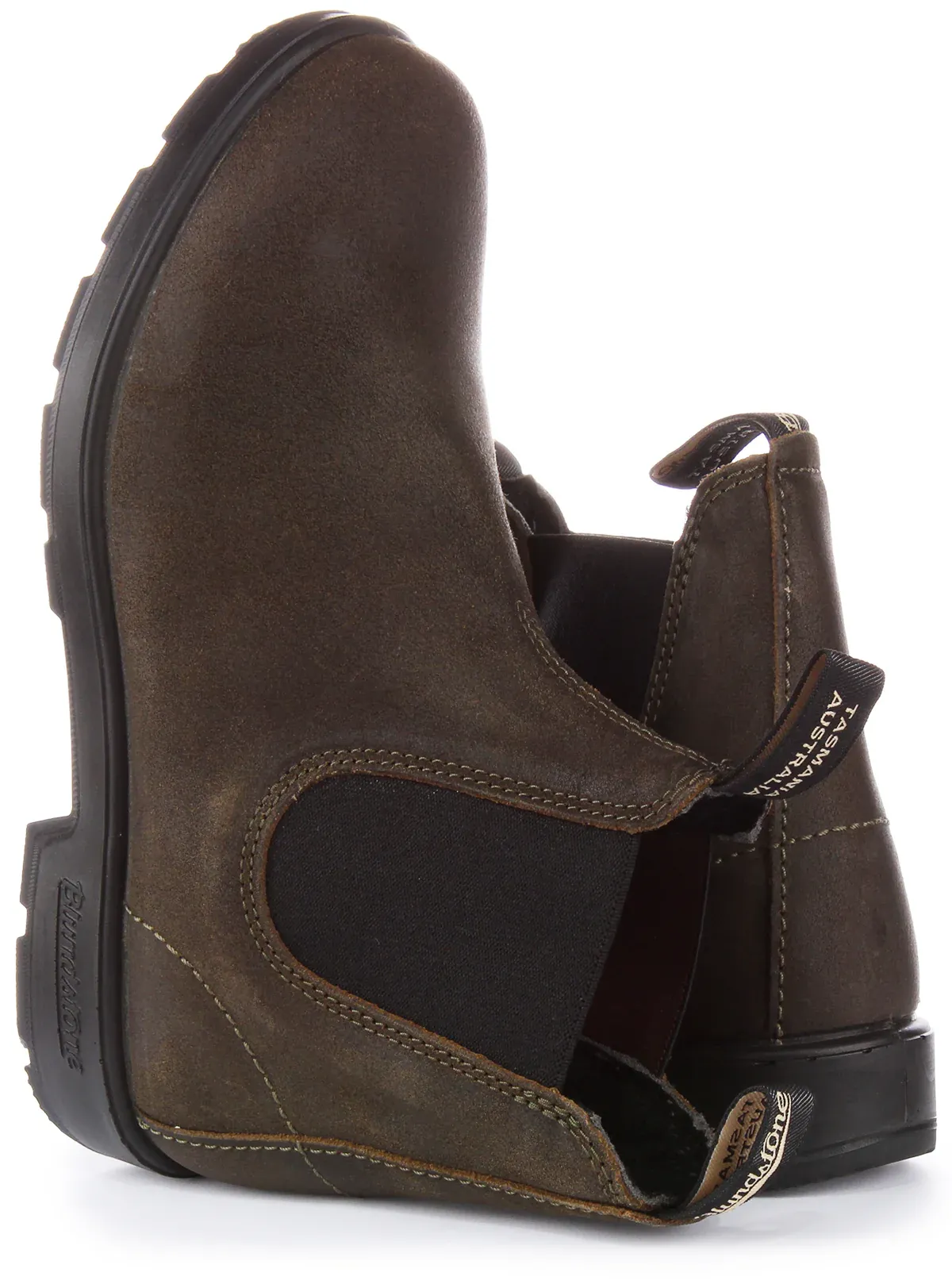 Blundstone 1615 Chelsea Boots In Olive - Image 4